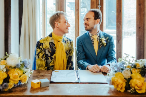 Jed+Jake-104 Jake and Jed signing their wedding document